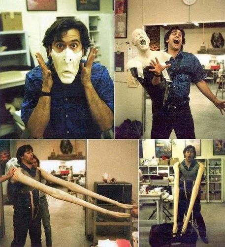 Awesome behind the scene with Ash from Evil Dead